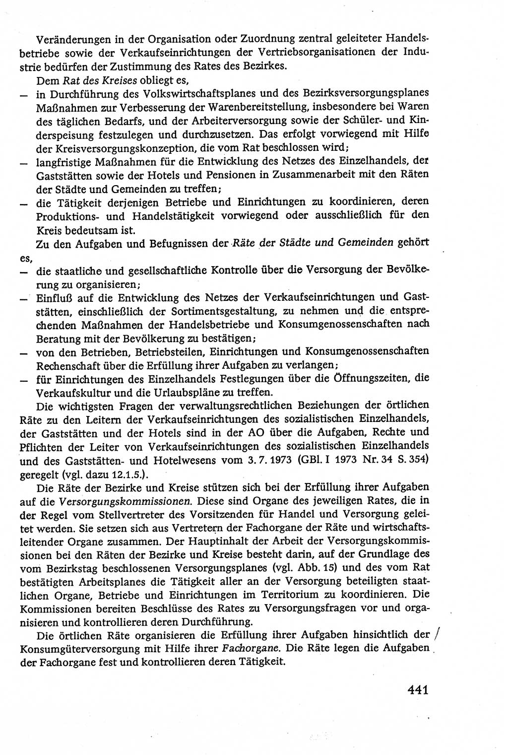 Verwaltungsrecht [Deutsche Demokratische Republik (DDR)], Lehrbuch 1979, Seite 441 (Verw.-R. DDR Lb. 1979, S. 441)