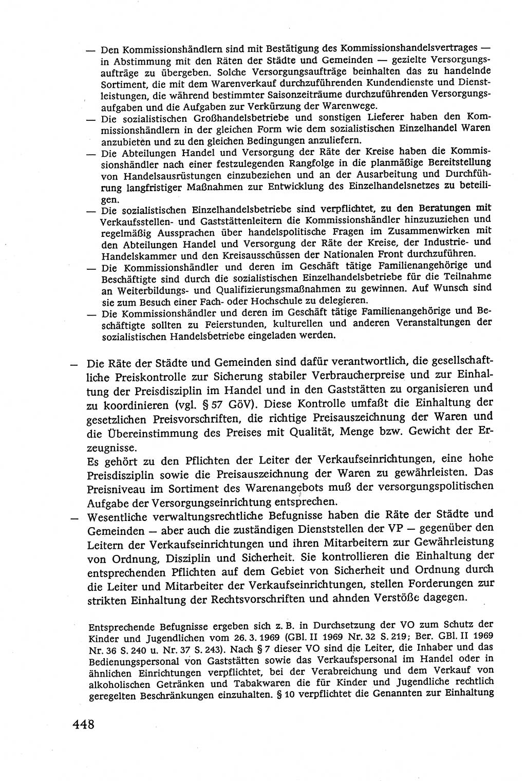 Verwaltungsrecht [Deutsche Demokratische Republik (DDR)], Lehrbuch 1979, Seite 448 (Verw.-R. DDR Lb. 1979, S. 448)