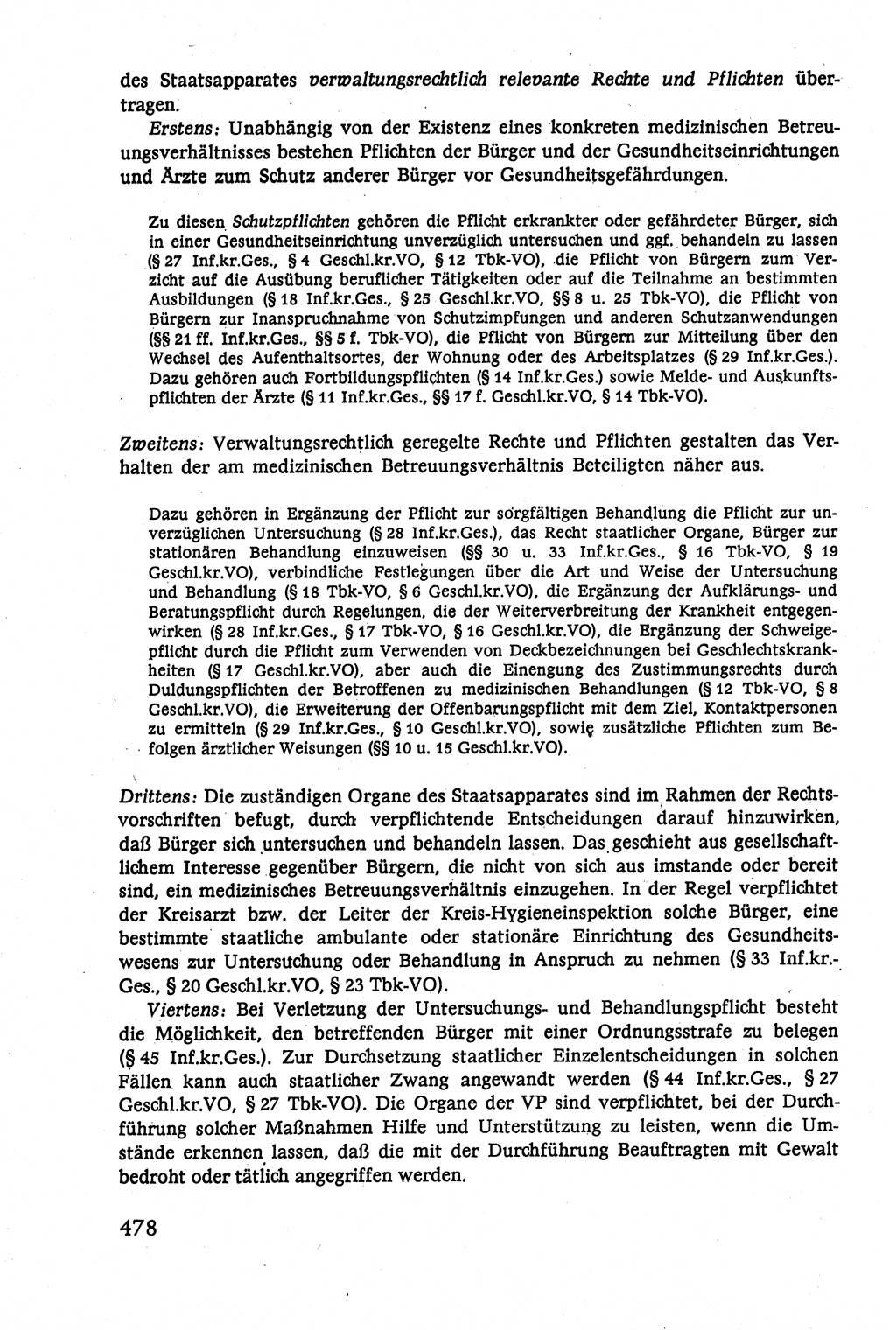 Verwaltungsrecht [Deutsche Demokratische Republik (DDR)], Lehrbuch 1979, Seite 478 (Verw.-R. DDR Lb. 1979, S. 478)