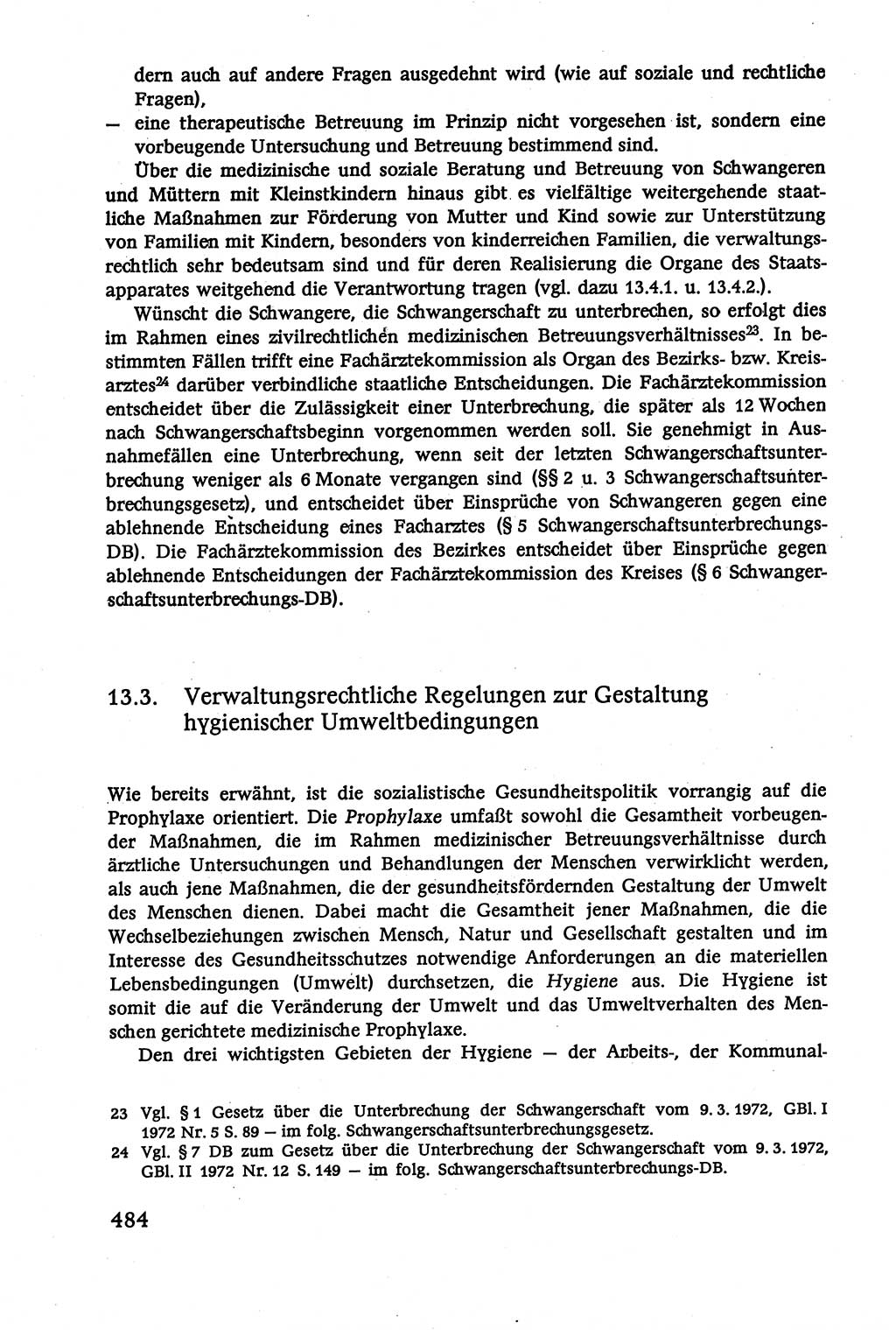 Verwaltungsrecht [Deutsche Demokratische Republik (DDR)], Lehrbuch 1979, Seite 484 (Verw.-R. DDR Lb. 1979, S. 484)