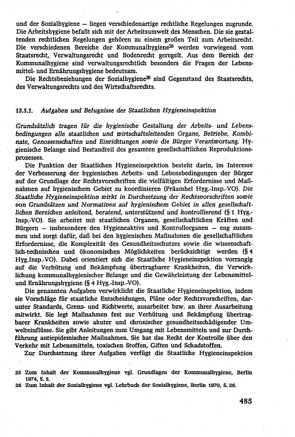 Verwaltungsrecht [Deutsche Demokratische Republik (DDR)], Lehrbuch 1979, Seite 485 (Verw.-R. DDR Lb. 1979, S. 485)