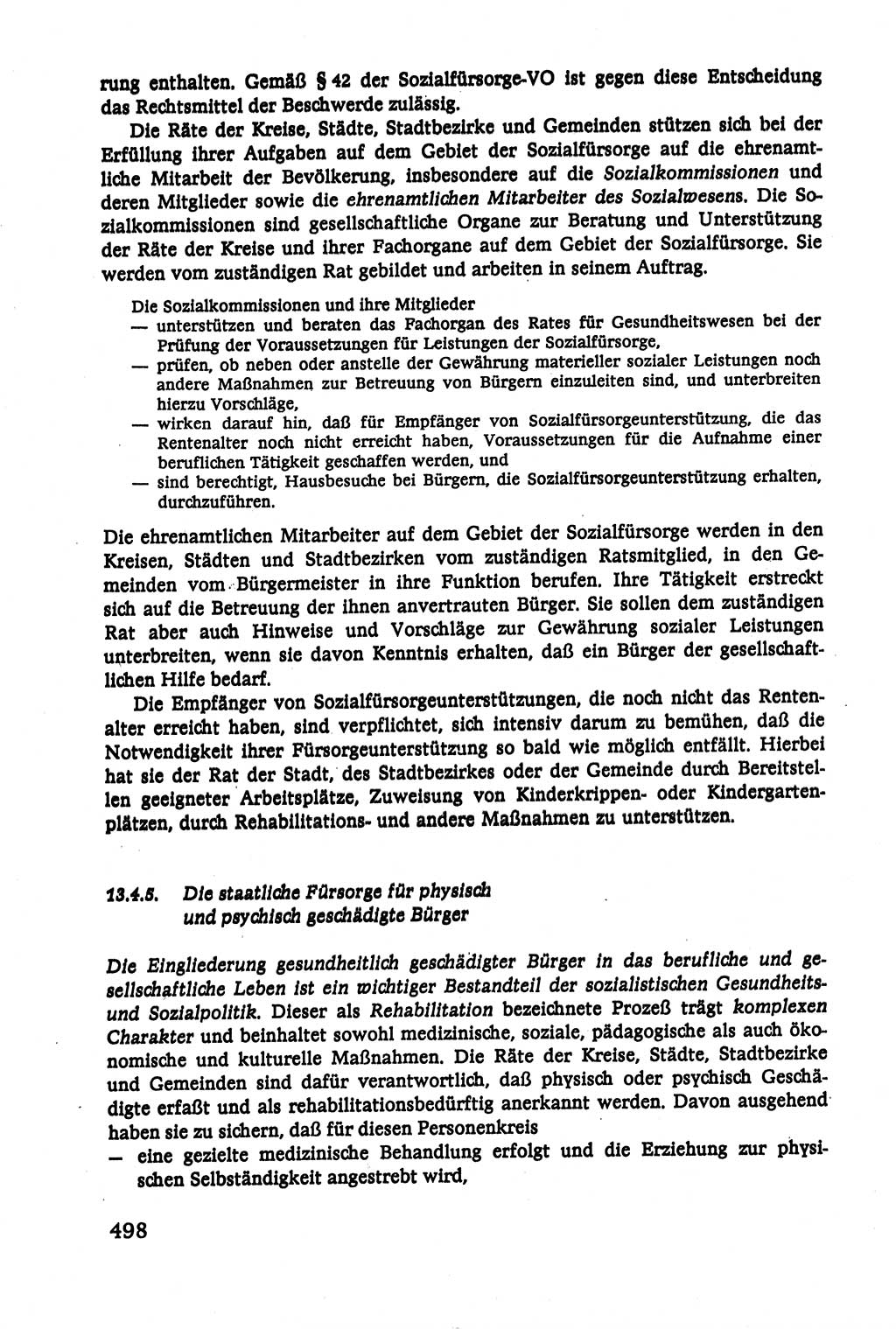 Verwaltungsrecht [Deutsche Demokratische Republik (DDR)], Lehrbuch 1979, Seite 498 (Verw.-R. DDR Lb. 1979, S. 498)