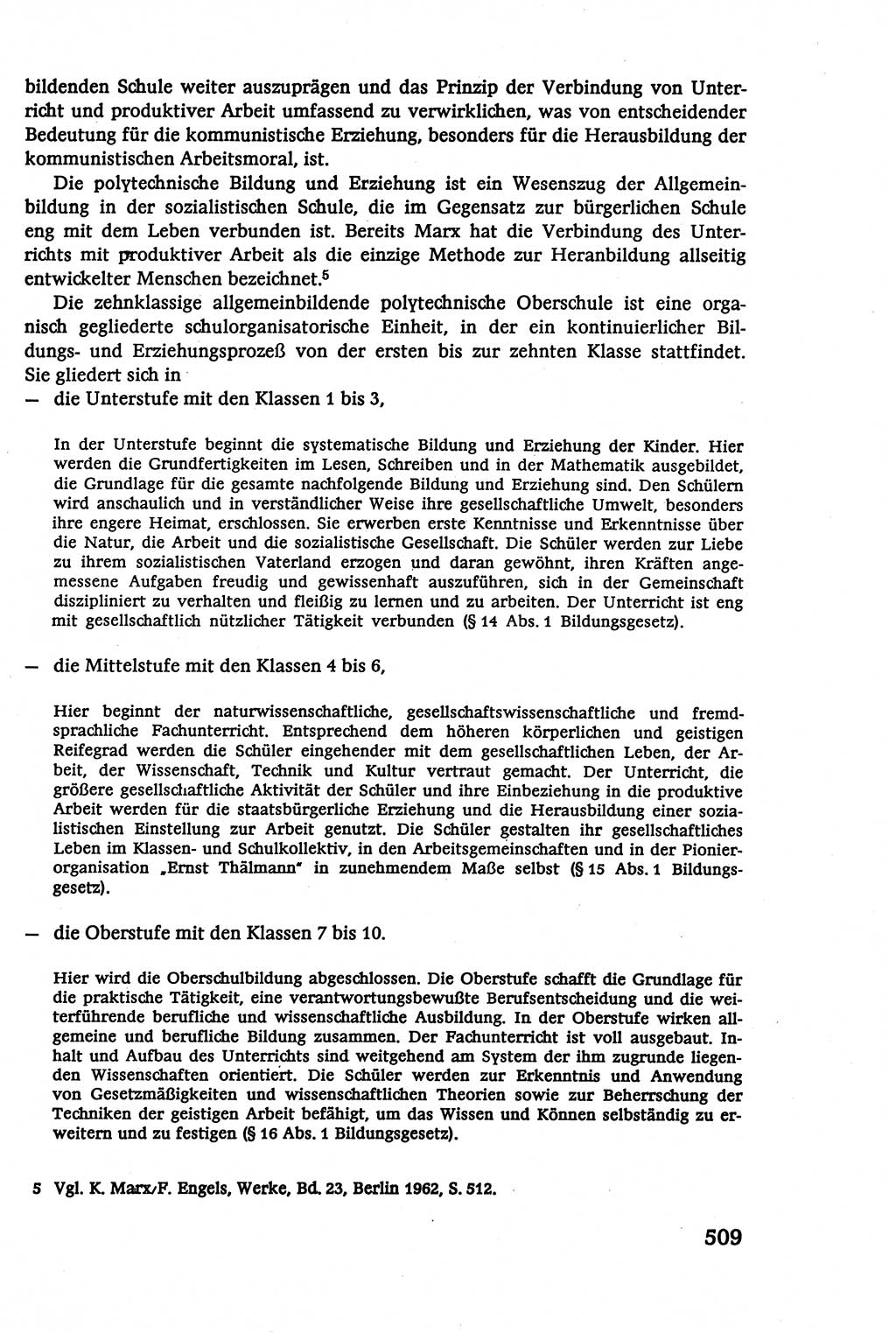 Verwaltungsrecht [Deutsche Demokratische Republik (DDR)], Lehrbuch 1979, Seite 509 (Verw.-R. DDR Lb. 1979, S. 509)