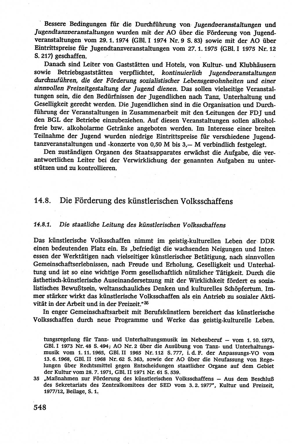 Verwaltungsrecht [Deutsche Demokratische Republik (DDR)], Lehrbuch 1979, Seite 548 (Verw.-R. DDR Lb. 1979, S. 548)