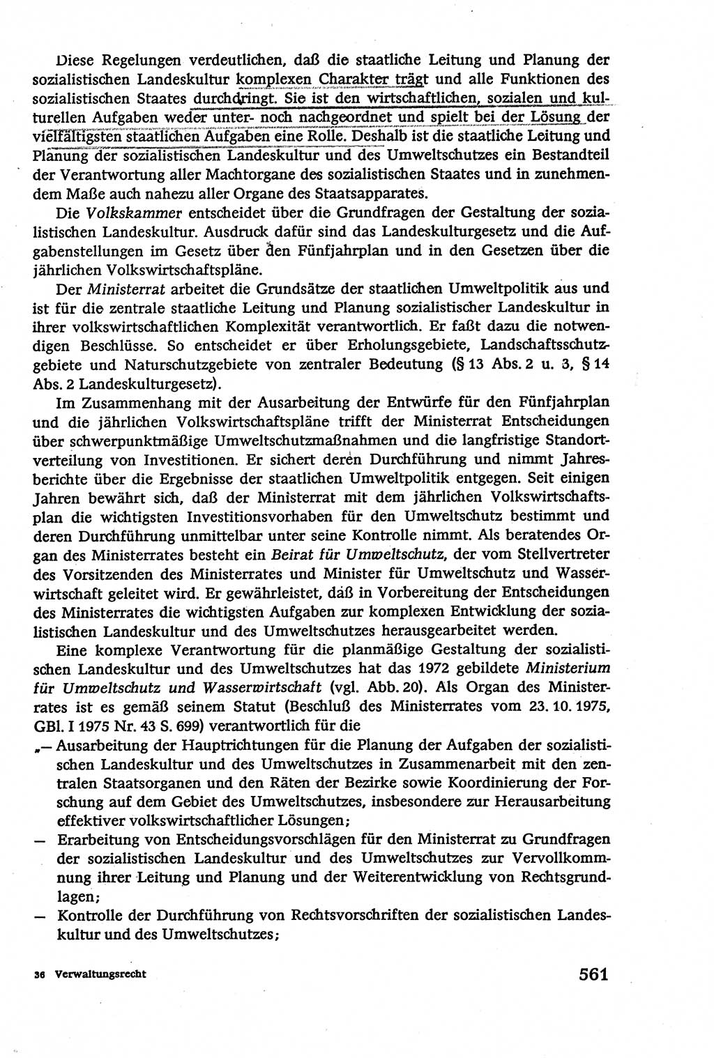 Verwaltungsrecht [Deutsche Demokratische Republik (DDR)], Lehrbuch 1979, Seite 561 (Verw.-R. DDR Lb. 1979, S. 561)