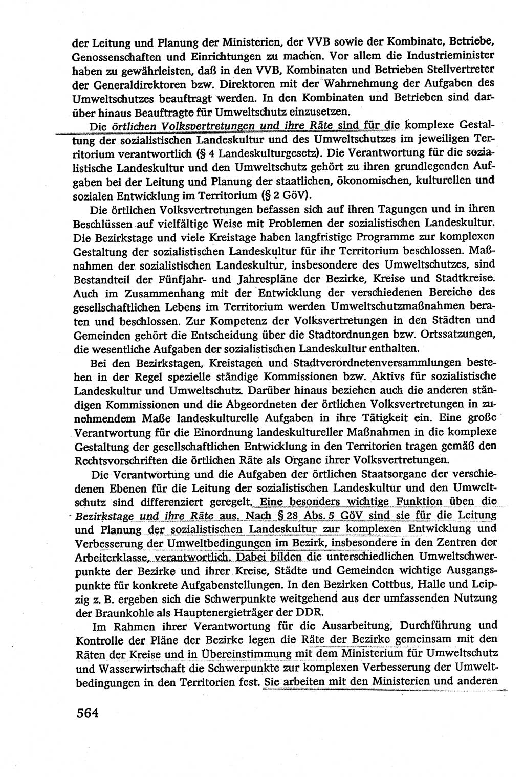 Verwaltungsrecht [Deutsche Demokratische Republik (DDR)], Lehrbuch 1979, Seite 564 (Verw.-R. DDR Lb. 1979, S. 564)