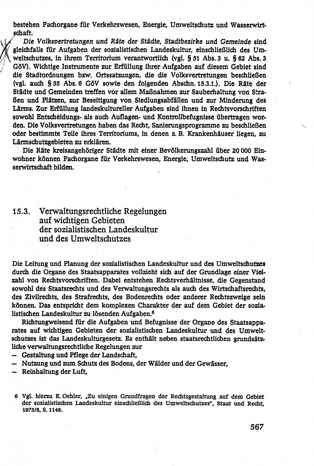 Verwaltungsrecht [Deutsche Demokratische Republik (DDR)], Lehrbuch 1979, Seite 567 (Verw.-R. DDR Lb. 1979, S. 567)