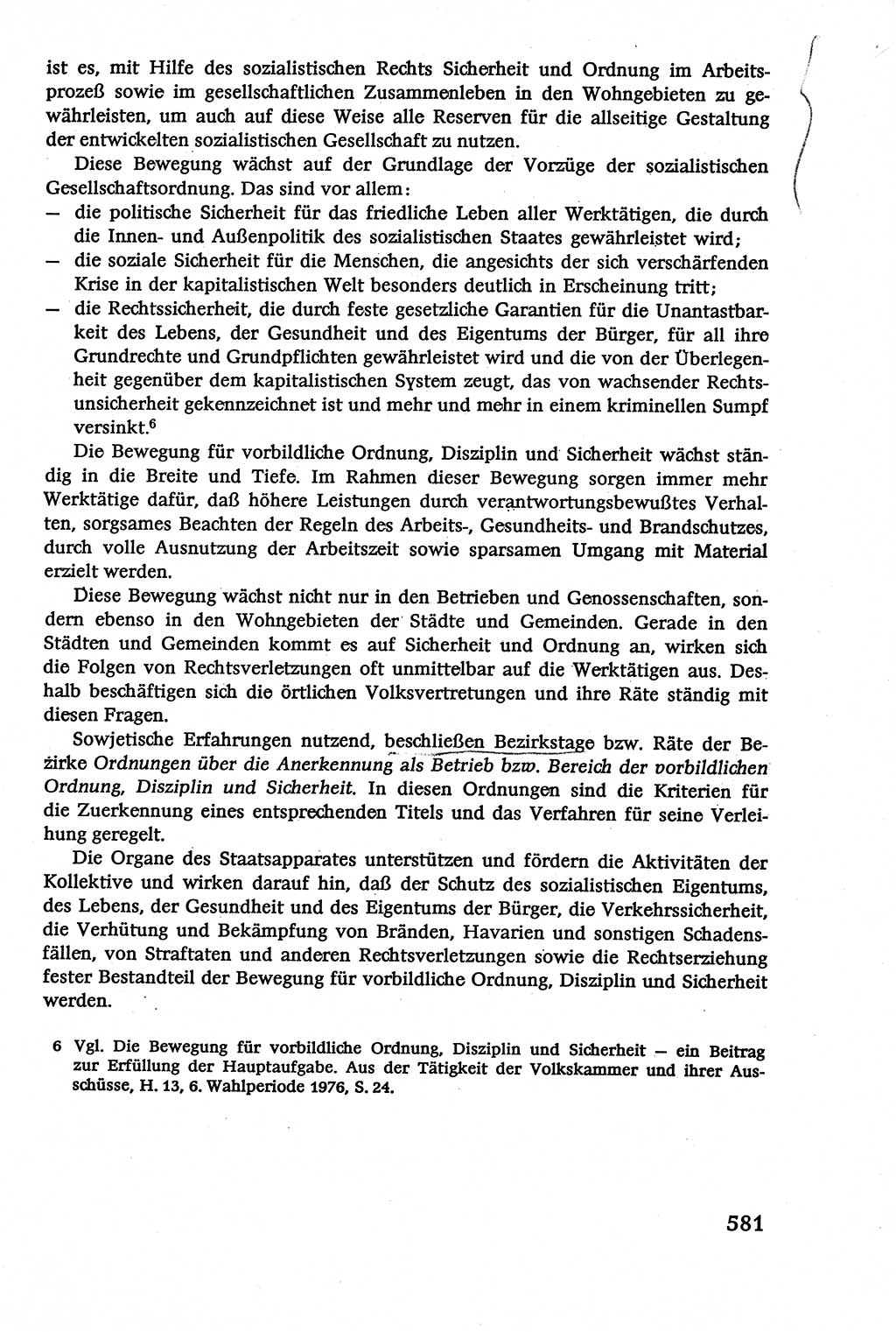 Verwaltungsrecht [Deutsche Demokratische Republik (DDR)], Lehrbuch 1979, Seite 581 (Verw.-R. DDR Lb. 1979, S. 581)
