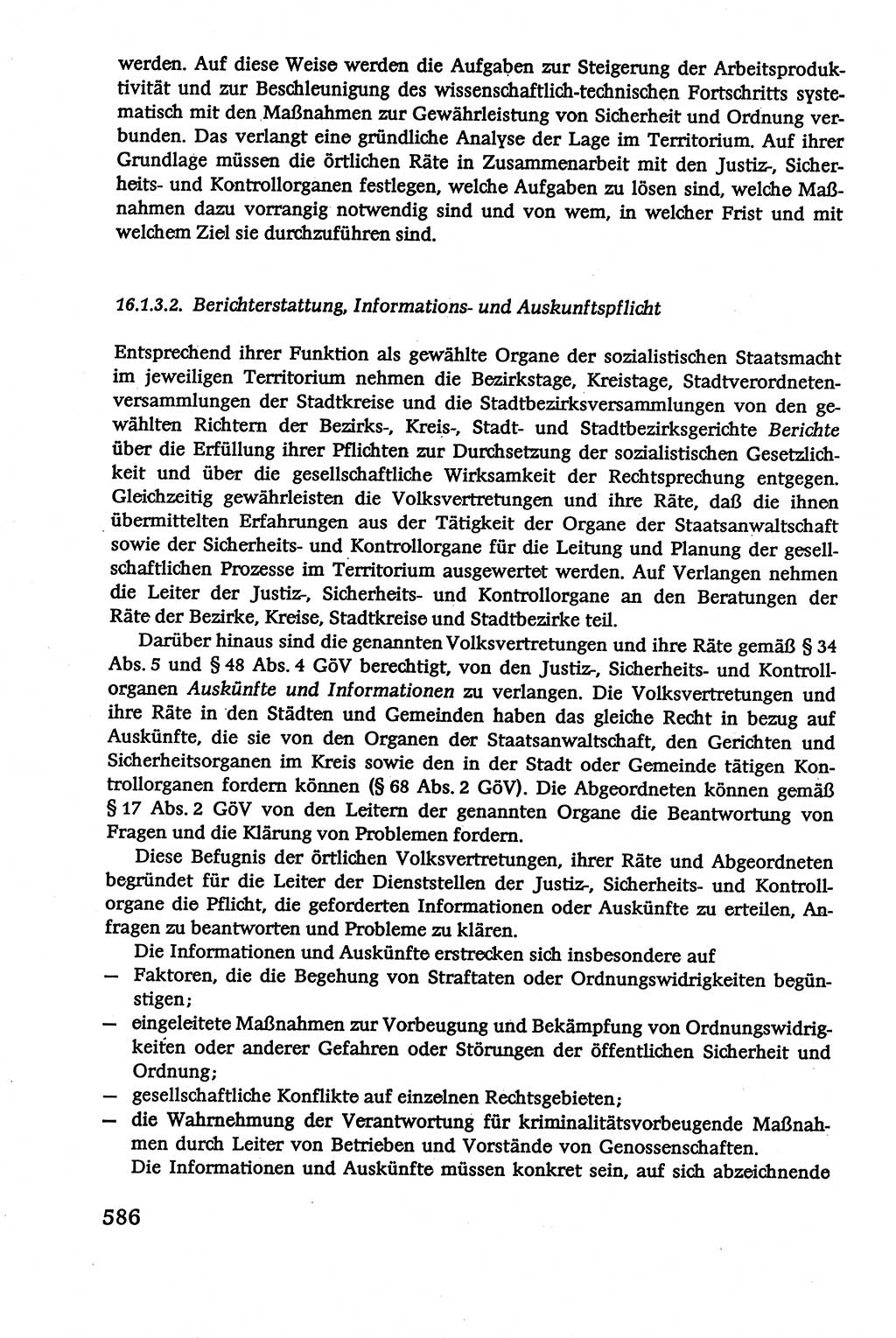 Verwaltungsrecht [Deutsche Demokratische Republik (DDR)], Lehrbuch 1979, Seite 586 (Verw.-R. DDR Lb. 1979, S. 586)