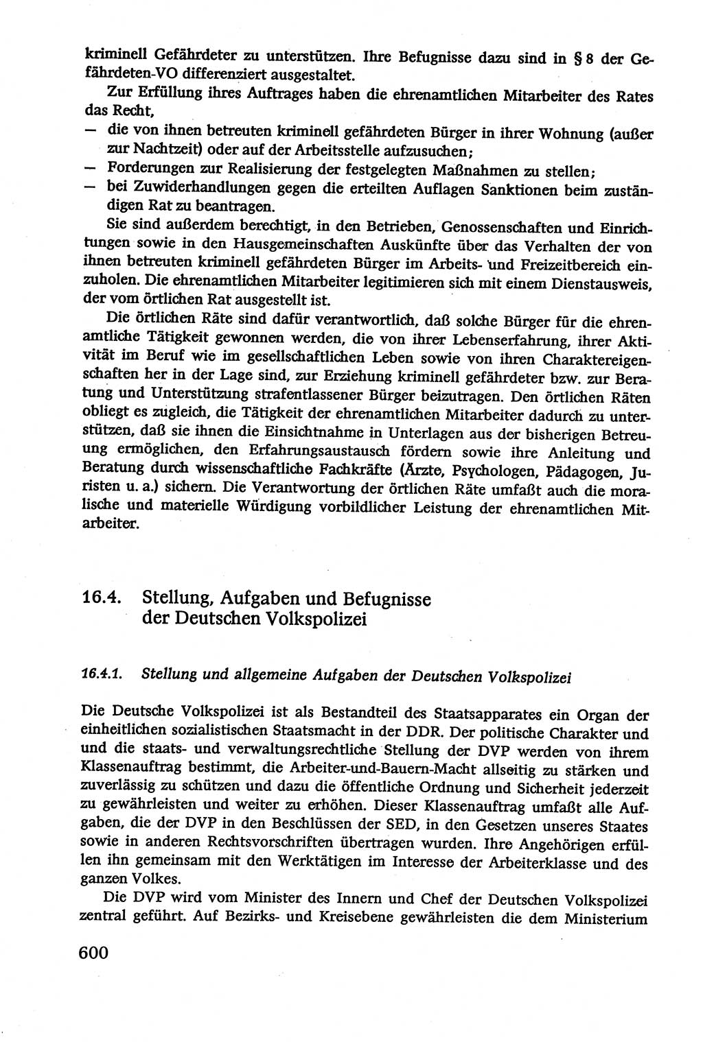 Verwaltungsrecht [Deutsche Demokratische Republik (DDR)], Lehrbuch 1979, Seite 600 (Verw.-R. DDR Lb. 1979, S. 600)