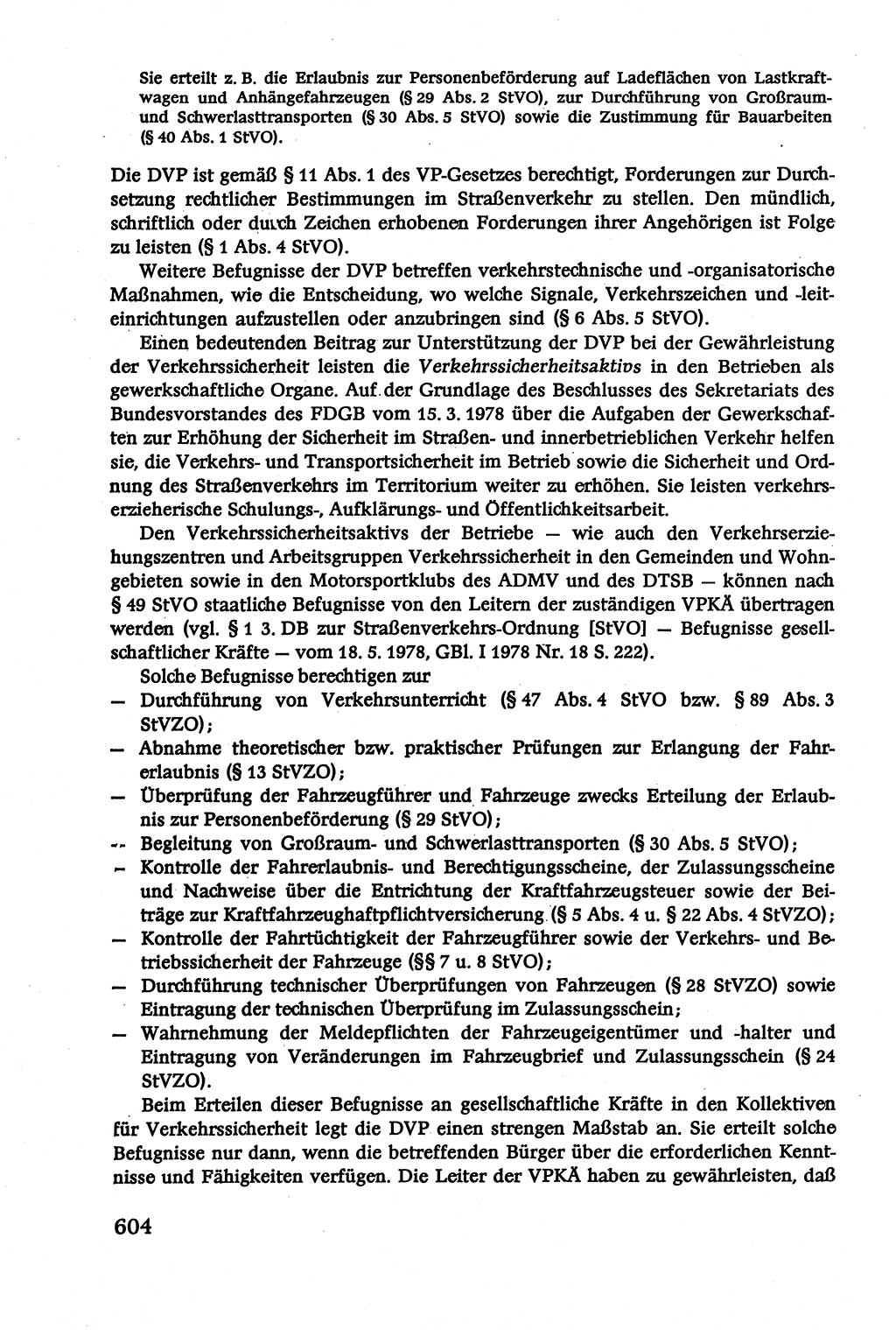 Verwaltungsrecht [Deutsche Demokratische Republik (DDR)], Lehrbuch 1979, Seite 604 (Verw.-R. DDR Lb. 1979, S. 604)