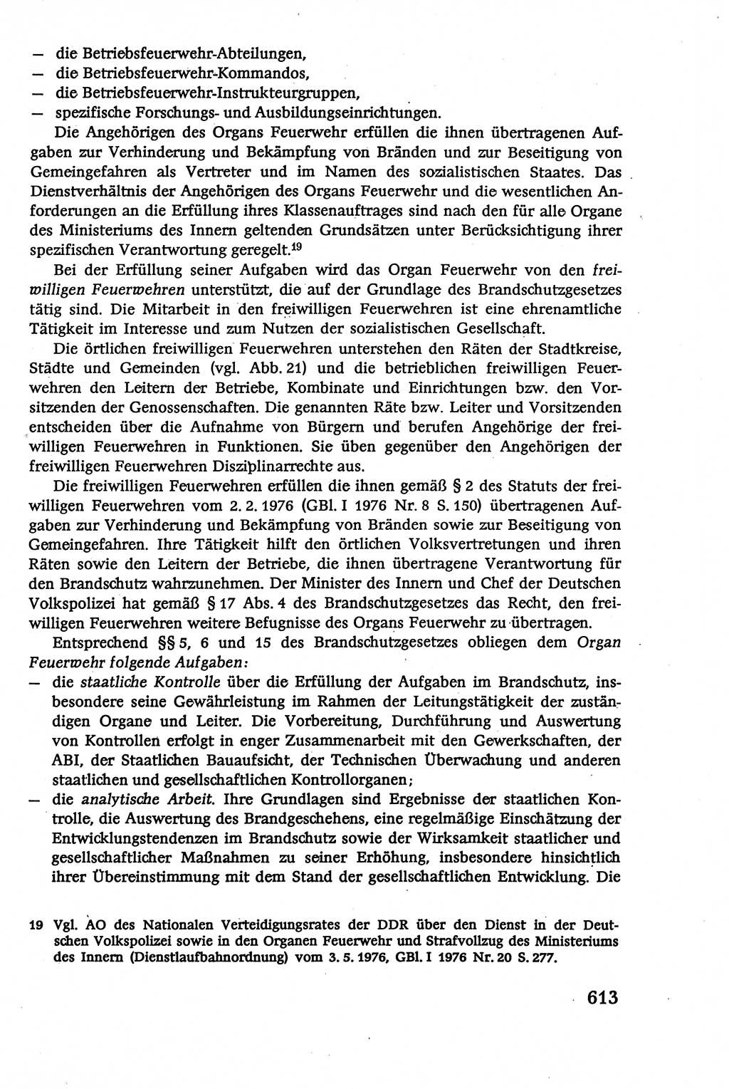 Verwaltungsrecht [Deutsche Demokratische Republik (DDR)], Lehrbuch 1979, Seite 613 (Verw.-R. DDR Lb. 1979, S. 613)