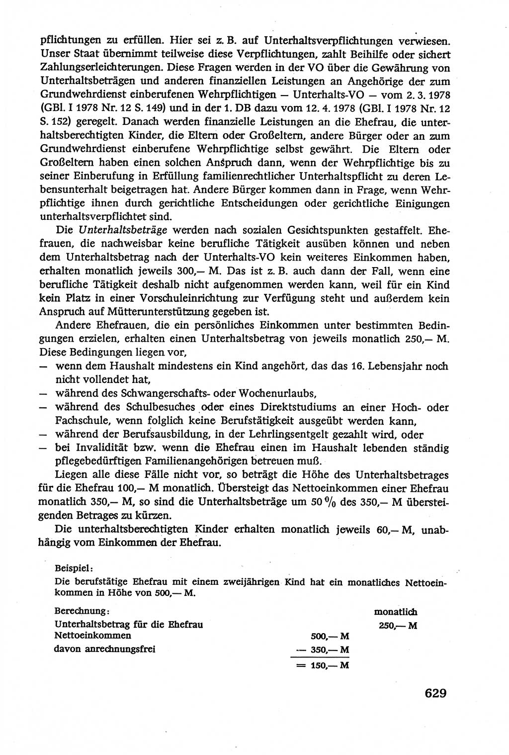 Verwaltungsrecht [Deutsche Demokratische Republik (DDR)], Lehrbuch 1979, Seite 629 (Verw.-R. DDR Lb. 1979, S. 629)