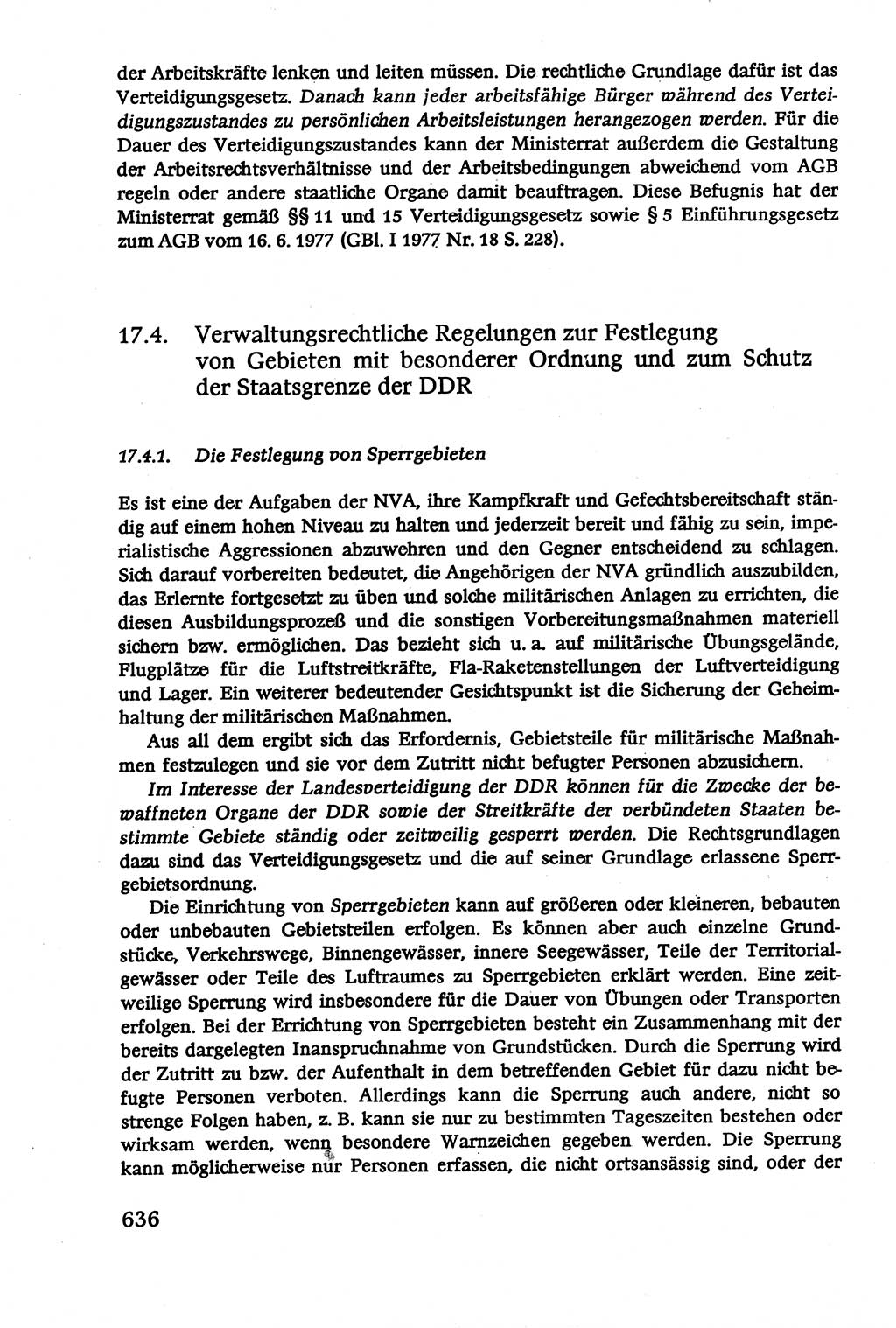 Verwaltungsrecht [Deutsche Demokratische Republik (DDR)], Lehrbuch 1979, Seite 636 (Verw.-R. DDR Lb. 1979, S. 636)