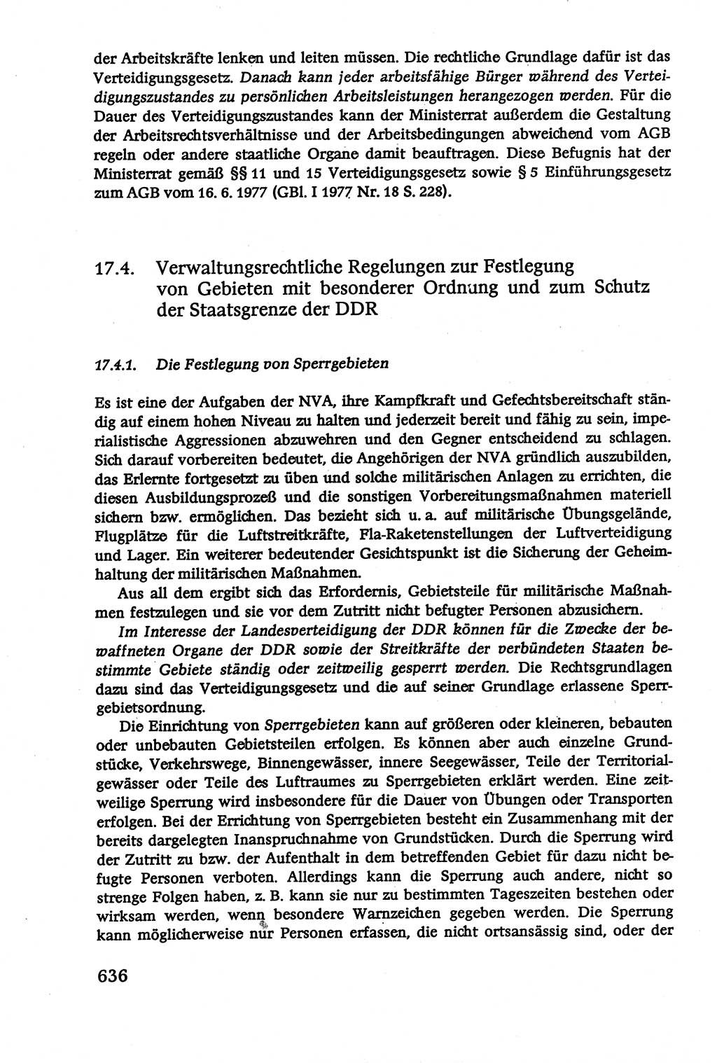 Verwaltungsrecht [Deutsche Demokratische Republik (DDR)], Lehrbuch 1979, Seite 636 (Verw.-R. DDR Lb. 1979, S. 636)