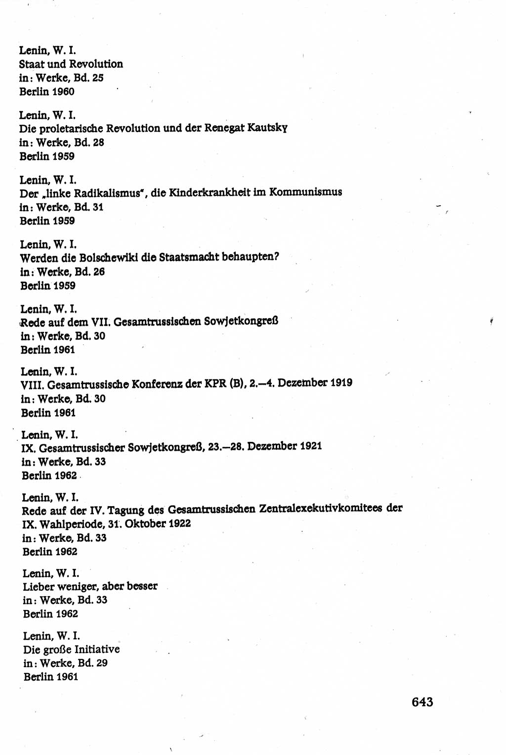 Verwaltungsrecht [Deutsche Demokratische Republik (DDR)], Lehrbuch 1979, Seite 643 (Verw.-R. DDR Lb. 1979, S. 643)