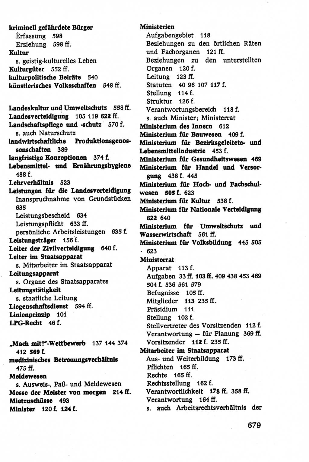 Verwaltungsrecht [Deutsche Demokratische Republik (DDR)], Lehrbuch 1979, Seite 679 (Verw.-R. DDR Lb. 1979, S. 679)