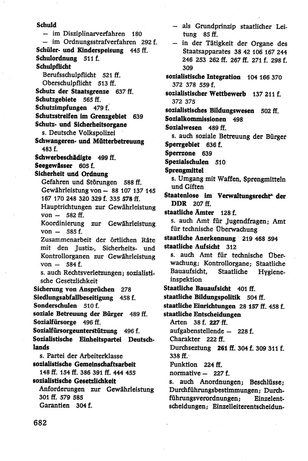 Verwaltungsrecht [Deutsche Demokratische Republik (DDR)], Lehrbuch 1979, Seite 682 (Verw.-R. DDR Lb. 1979, S. 682)