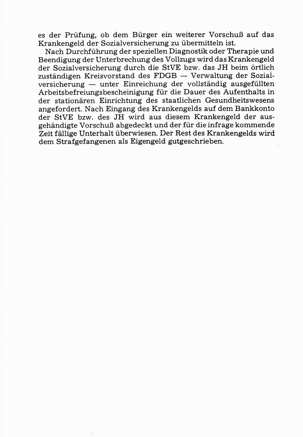 Verwaltungsmäßige Aufgaben beim Vollzug der Untersuchungshaft (U-Haft) sowie der Strafen mit Freiheitsentzug (SV) [Deutsche Demokratische Republik (DDR)] 1980, Seite 155 (Aufg. Vollz. U-Haft SV DDR 1980, S. 155)