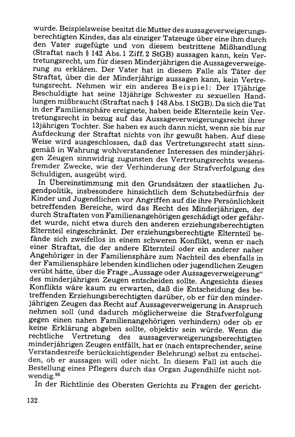 Grundfragen der Beweisführung im Ermittlungsverfahren [Deutsche Demokratische Republik (DDR)] 1980, Seite 132 (Bws.-Fhrg. EV DDR 1980, S. 132)