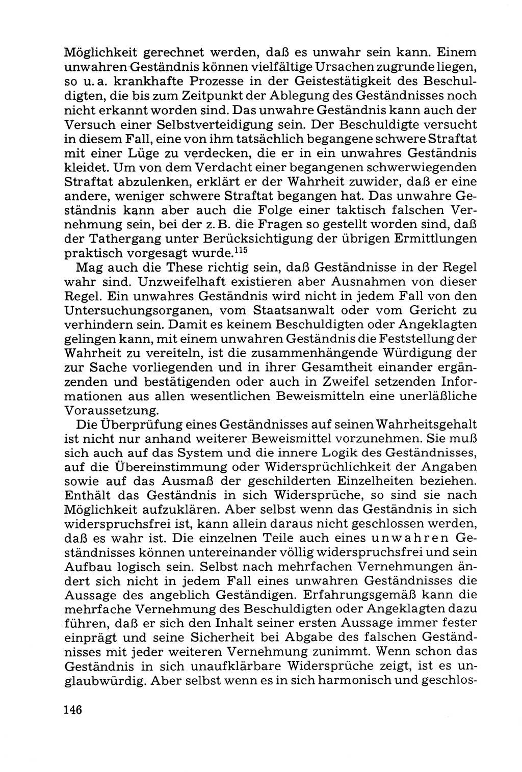 Grundfragen der Beweisführung im Ermittlungsverfahren [Deutsche Demokratische Republik (DDR)] 1980, Seite 146 (Bws.-Fhrg. EV DDR 1980, S. 146)