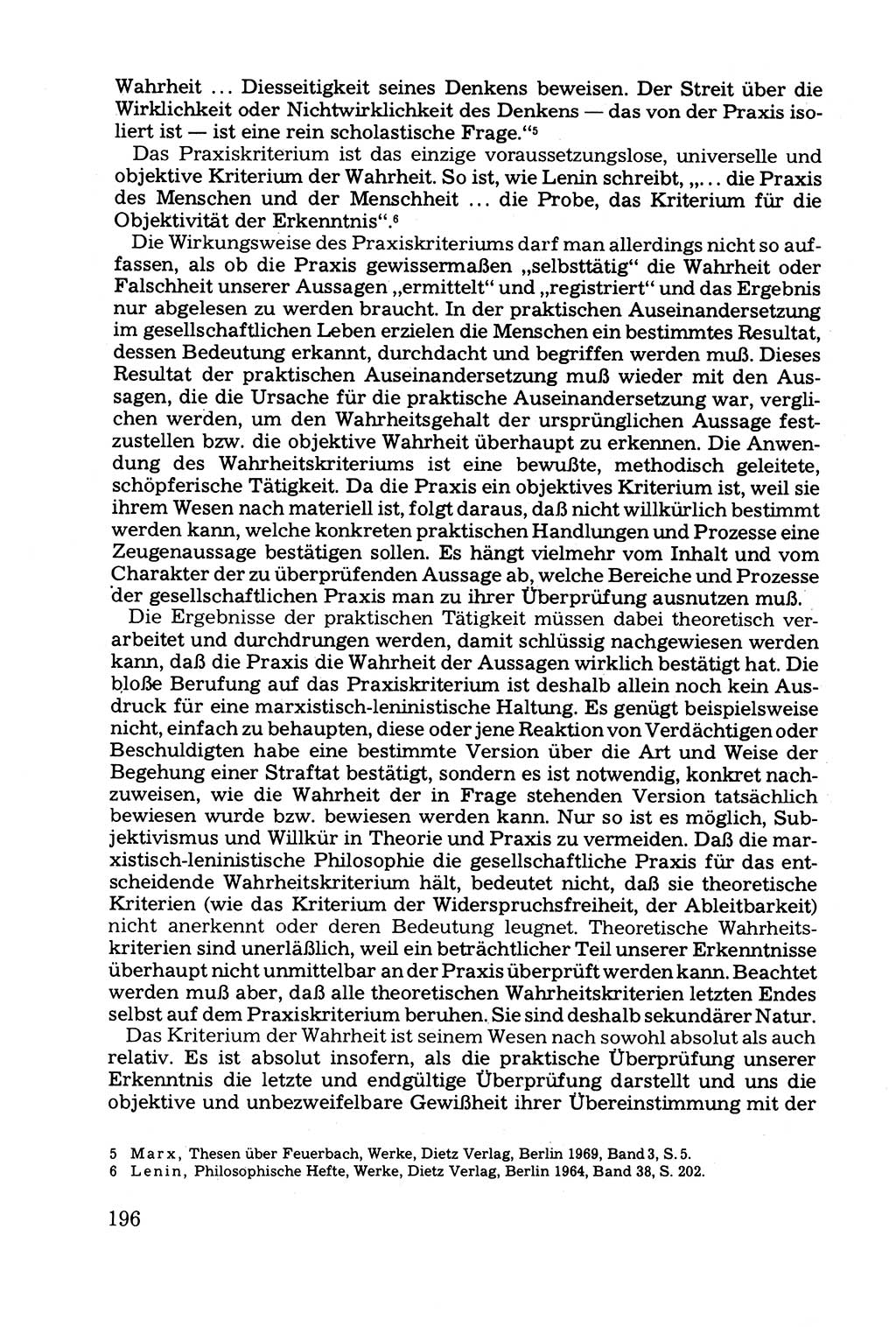 Grundfragen der Beweisführung im Ermittlungsverfahren [Deutsche Demokratische Republik (DDR)] 1980, Seite 196 (Bws.-Fhrg. EV DDR 1980, S. 196)