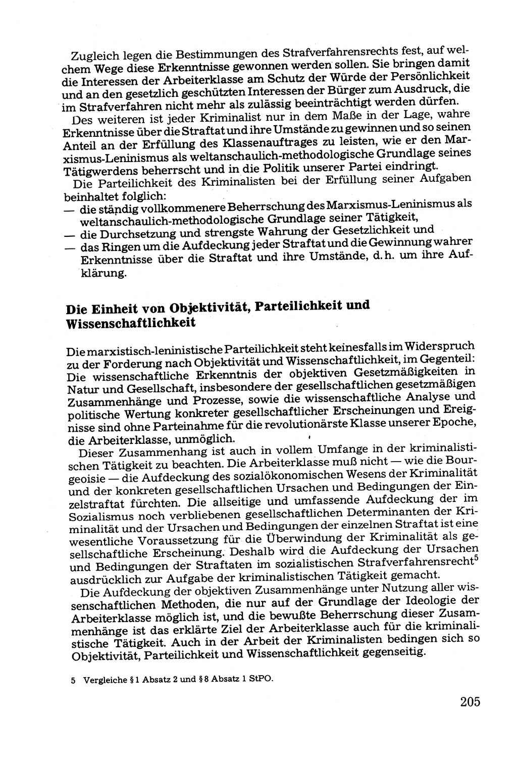 Grundfragen der Beweisführung im Ermittlungsverfahren [Deutsche Demokratische Republik (DDR)] 1980, Seite 205 (Bws.-Fhrg. EV DDR 1980, S. 205)