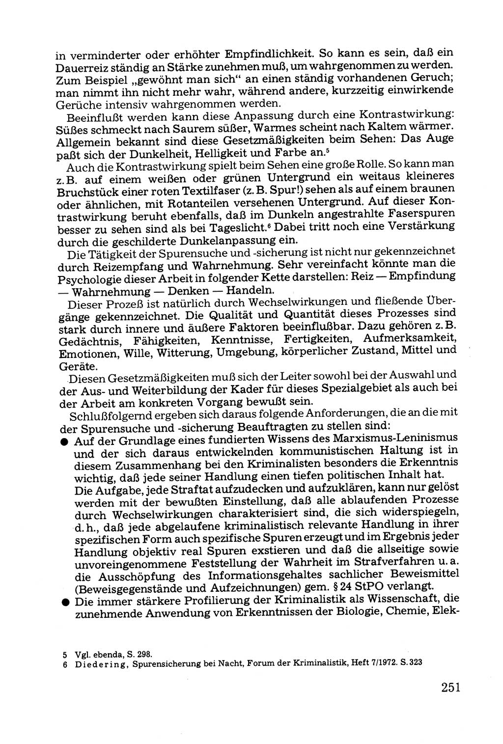 Grundfragen der Beweisführung im Ermittlungsverfahren [Deutsche Demokratische Republik (DDR)] 1980, Seite 251 (Bws.-Fhrg. EV DDR 1980, S. 251)