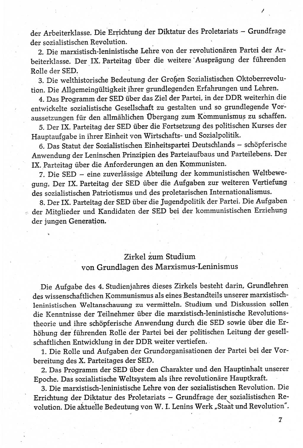 Dokumente der Sozialistischen Einheitspartei Deutschlands (SED) [Deutsche Demokratische Republik (DDR)] 1980-1981, Seite 7 (Dok. SED DDR 1980-1981, S. 7)
