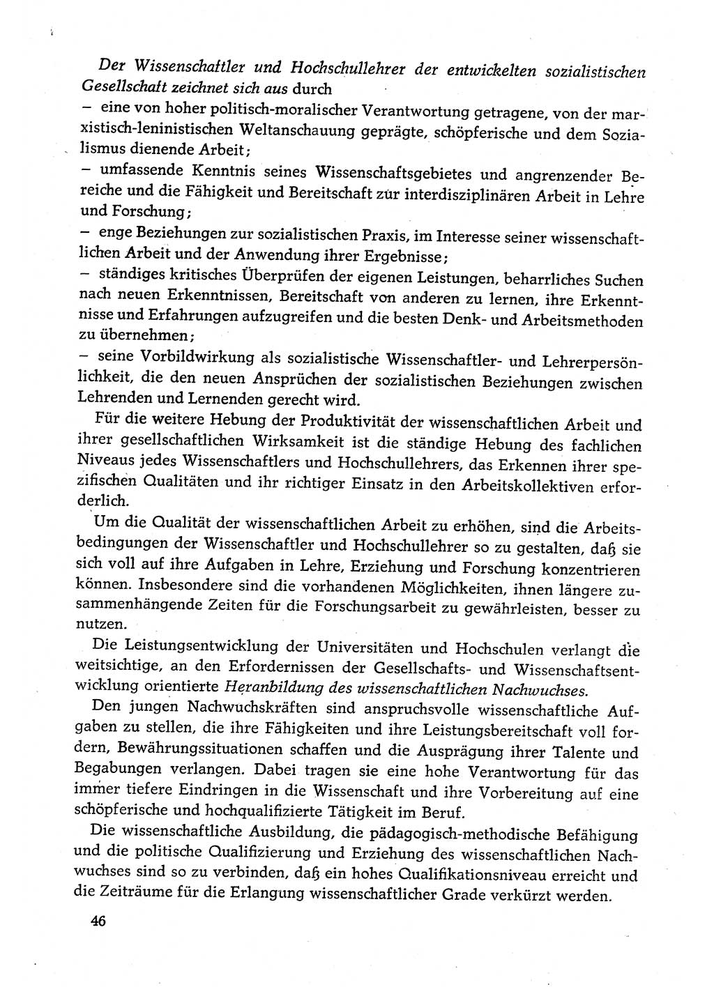 Dokumente der Sozialistischen Einheitspartei Deutschlands (SED) [Deutsche Demokratische Republik (DDR)] 1980-1981, Seite 46 (Dok. SED DDR 1980-1981, S. 46)