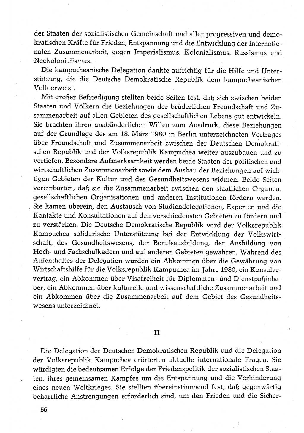 Dokumente der Sozialistischen Einheitspartei Deutschlands (SED) [Deutsche Demokratische Republik (DDR)] 1980-1981, Seite 56 (Dok. SED DDR 1980-1981, S. 56)