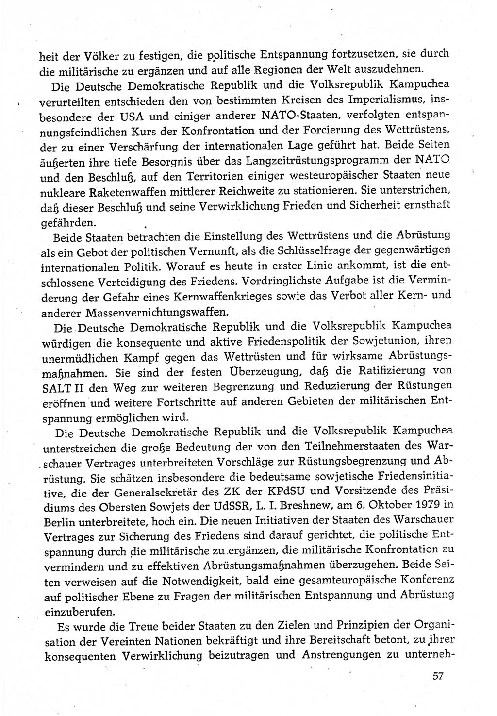 Dokumente der Sozialistischen Einheitspartei Deutschlands (SED) [Deutsche Demokratische Republik (DDR)] 1980-1981, Seite 57 (Dok. SED DDR 1980-1981, S. 57)