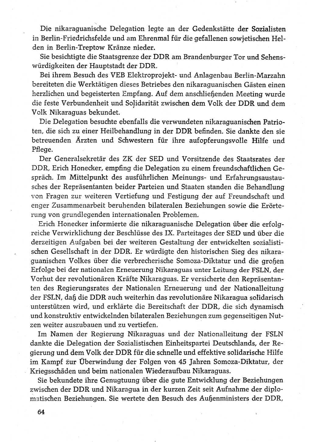 Dokumente der Sozialistischen Einheitspartei Deutschlands (SED) [Deutsche Demokratische Republik (DDR)] 1980-1981, Seite 64 (Dok. SED DDR 1980-1981, S. 64)