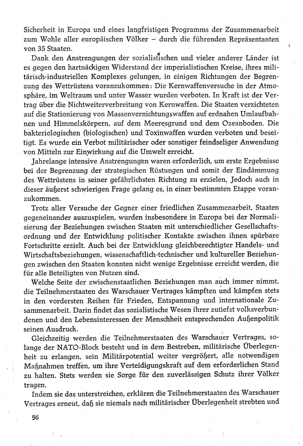 Dokumente der Sozialistischen Einheitspartei Deutschlands (SED) [Deutsche Demokratische Republik (DDR)] 1980-1981, Seite 86 (Dok. SED DDR 1980-1981, S. 86)