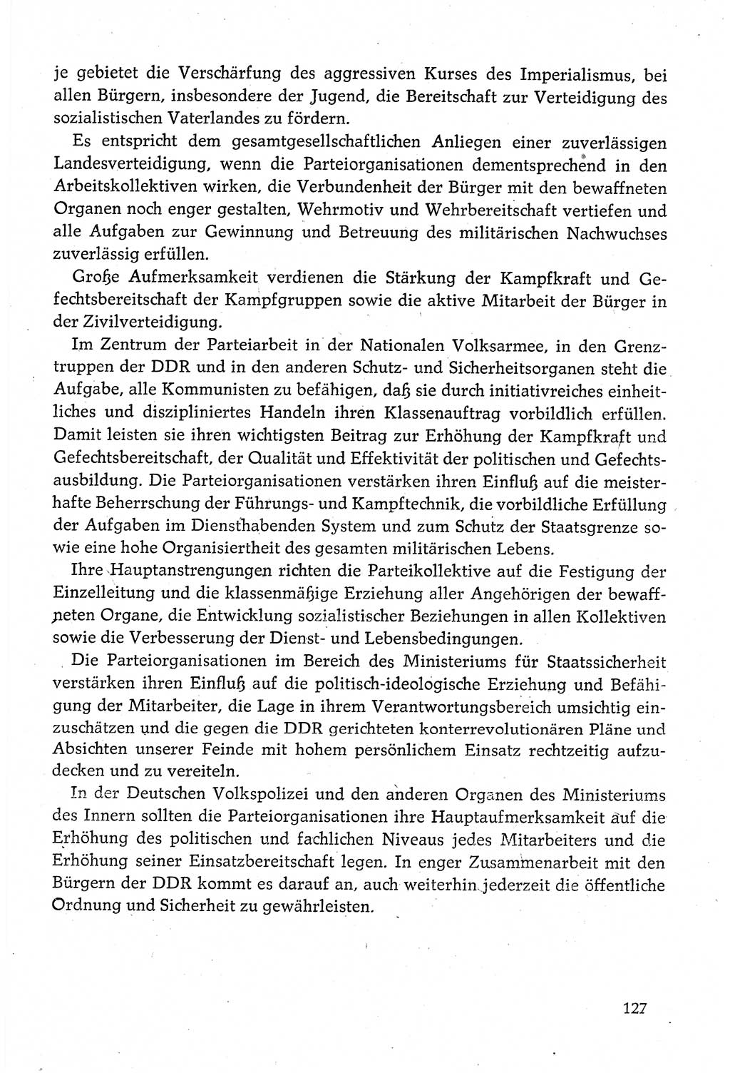 Dokumente der Sozialistischen Einheitspartei Deutschlands (SED) [Deutsche Demokratische Republik (DDR)] 1980-1981, Seite 127 (Dok. SED DDR 1980-1981, S. 127)