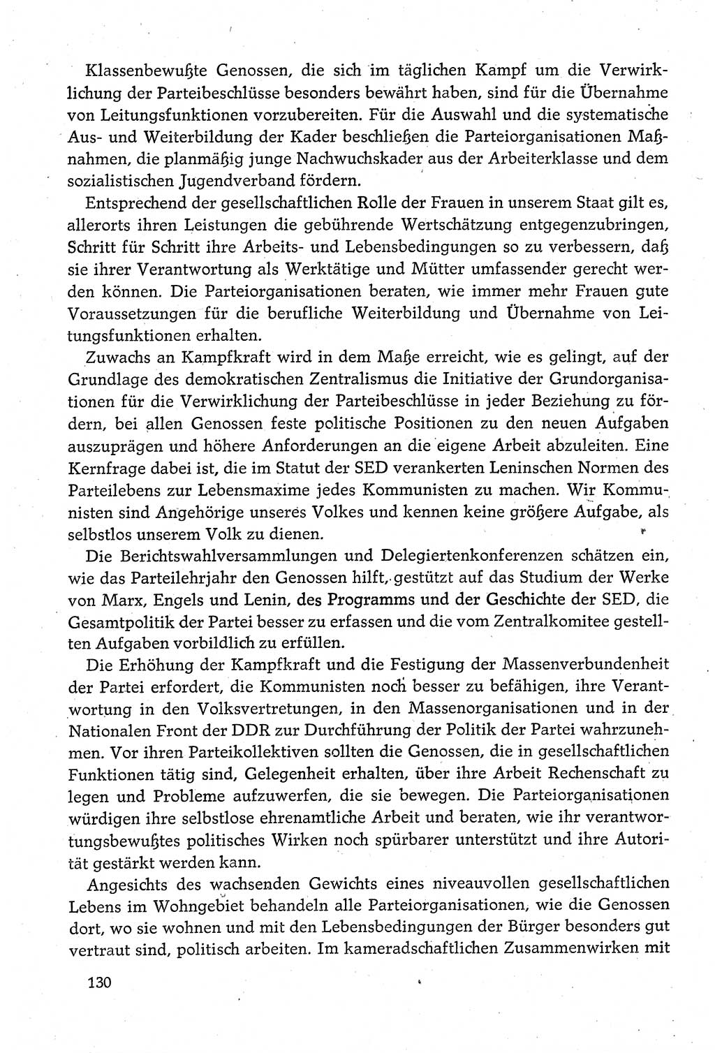 Dokumente der Sozialistischen Einheitspartei Deutschlands (SED) [Deutsche Demokratische Republik (DDR)] 1980-1981, Seite 130 (Dok. SED DDR 1980-1981, S. 130)