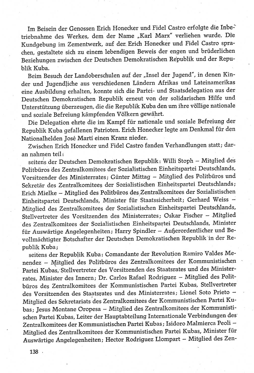 Dokumente der Sozialistischen Einheitspartei Deutschlands (SED) [Deutsche Demokratische Republik (DDR)] 1980-1981, Seite 138 (Dok. SED DDR 1980-1981, S. 138)