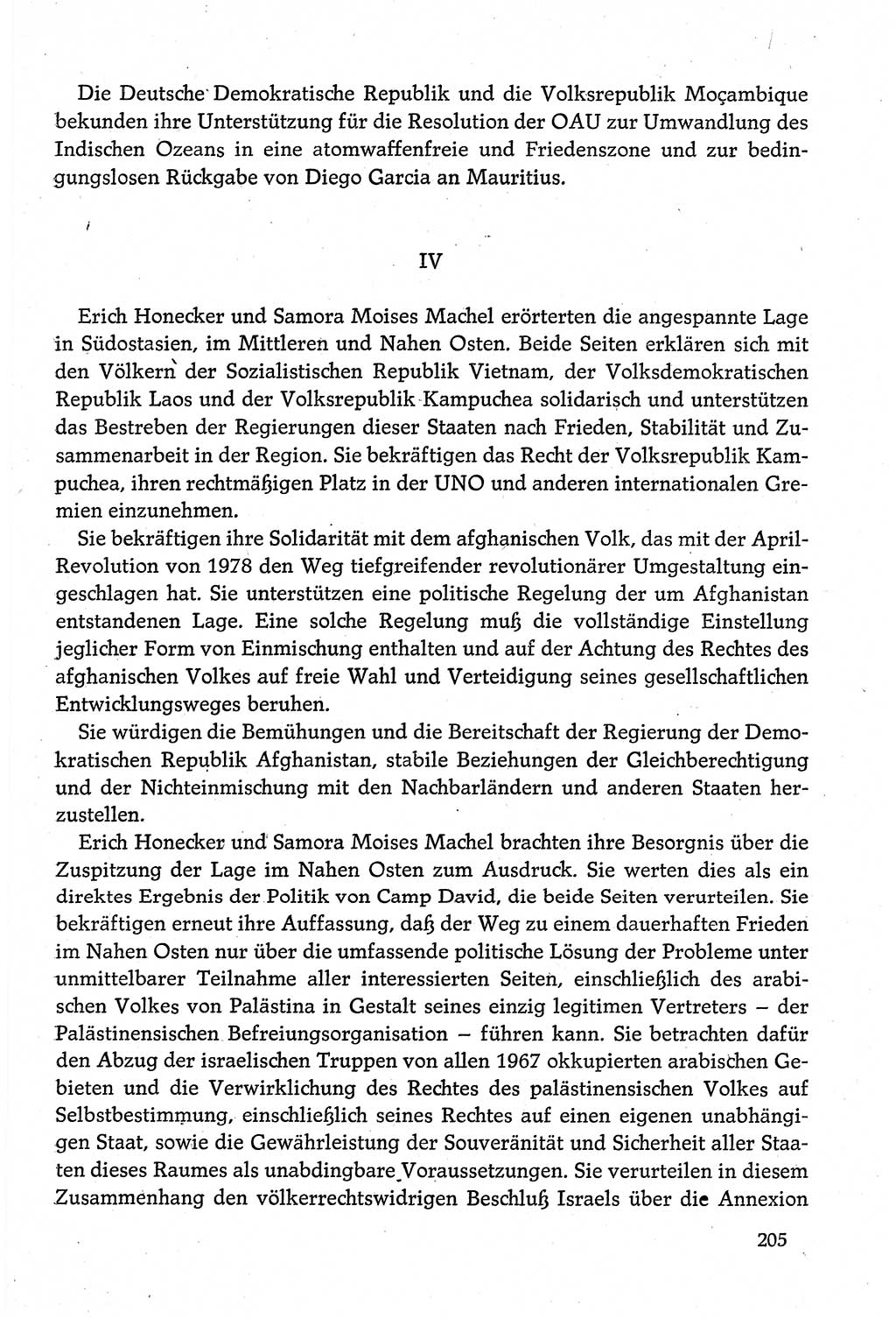 Dokumente der Sozialistischen Einheitspartei Deutschlands (SED) [Deutsche Demokratische Republik (DDR)] 1980-1981, Seite 205 (Dok. SED DDR 1980-1981, S. 205)