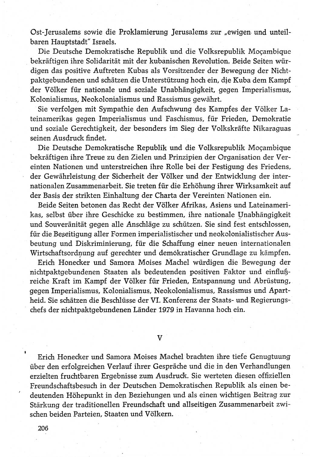 Dokumente der Sozialistischen Einheitspartei Deutschlands (SED) [Deutsche Demokratische Republik (DDR)] 1980-1981, Seite 206 (Dok. SED DDR 1980-1981, S. 206)