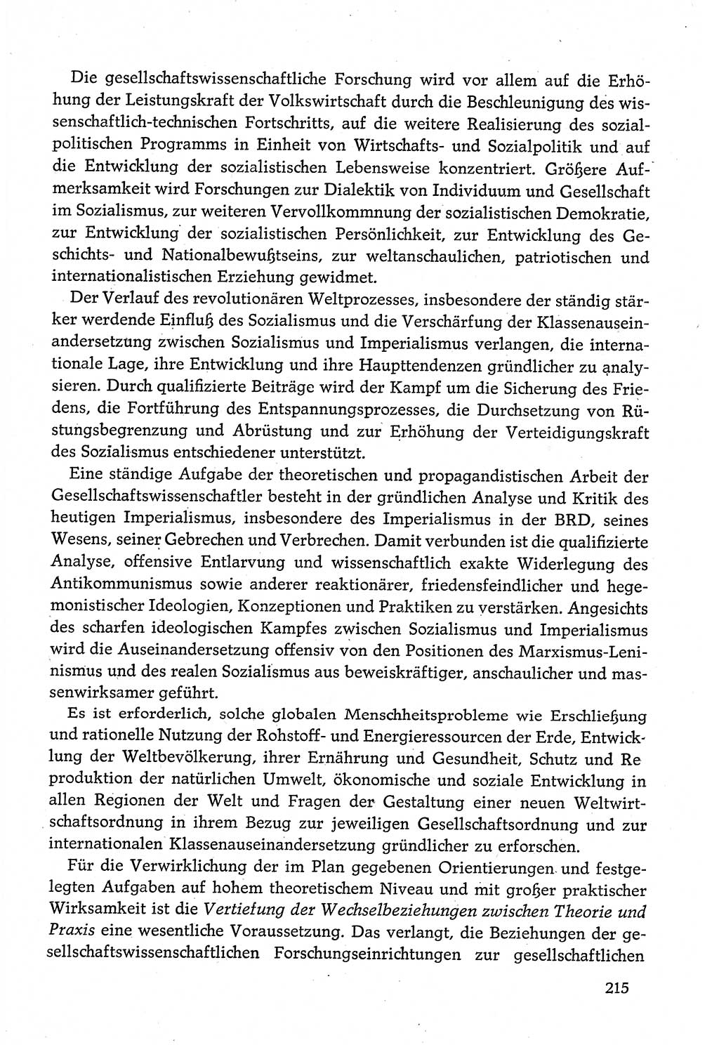Dokumente der Sozialistischen Einheitspartei Deutschlands (SED) [Deutsche Demokratische Republik (DDR)] 1980-1981, Seite 215 (Dok. SED DDR 1980-1981, S. 215)