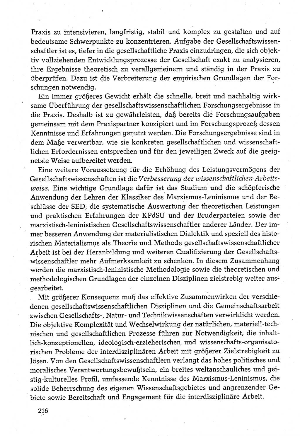 Dokumente der Sozialistischen Einheitspartei Deutschlands (SED) [Deutsche Demokratische Republik (DDR)] 1980-1981, Seite 216 (Dok. SED DDR 1980-1981, S. 216)