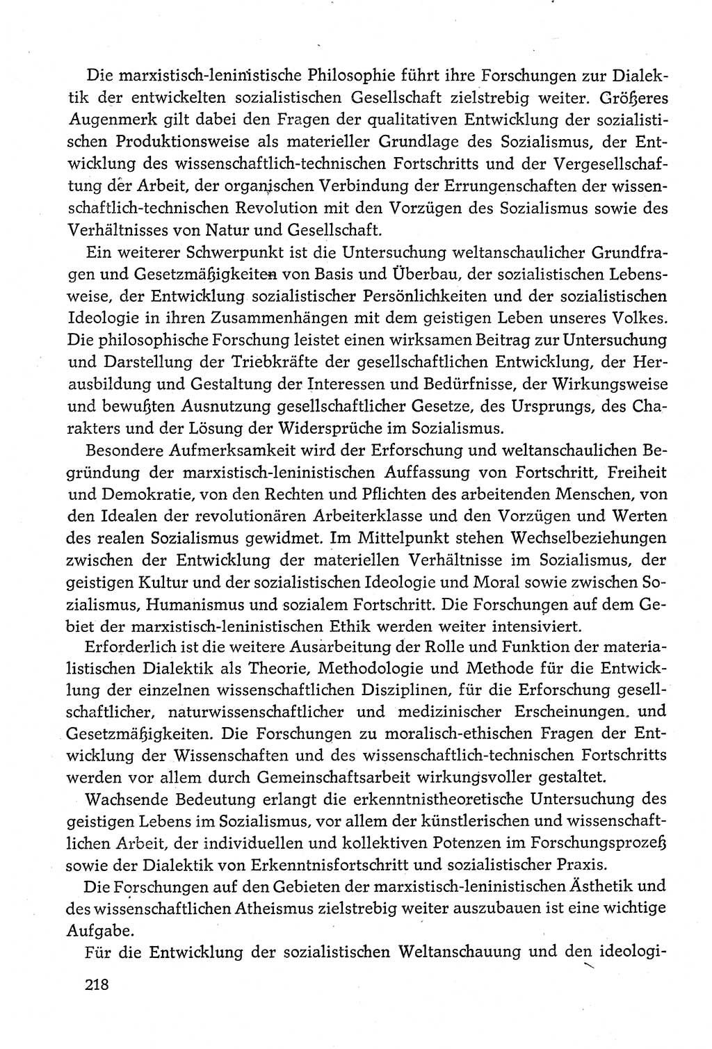 Dokumente der Sozialistischen Einheitspartei Deutschlands (SED) [Deutsche Demokratische Republik (DDR)] 1980-1981, Seite 218 (Dok. SED DDR 1980-1981, S. 218)