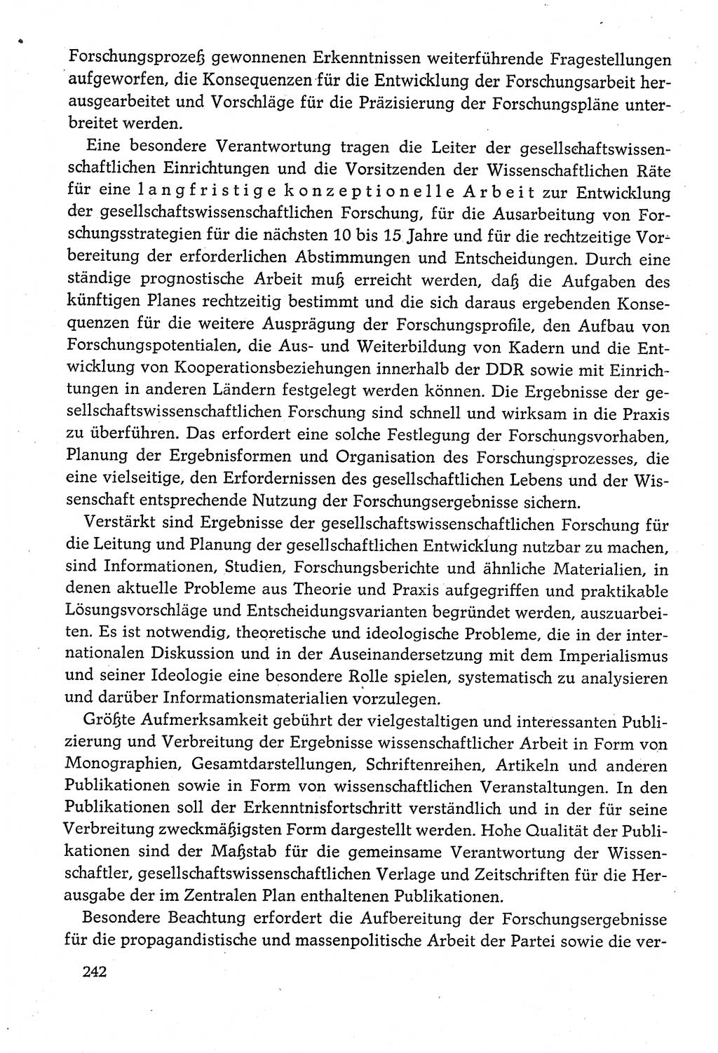 Dokumente der Sozialistischen Einheitspartei Deutschlands (SED) [Deutsche Demokratische Republik (DDR)] 1980-1981, Seite 242 (Dok. SED DDR 1980-1981, S. 242)