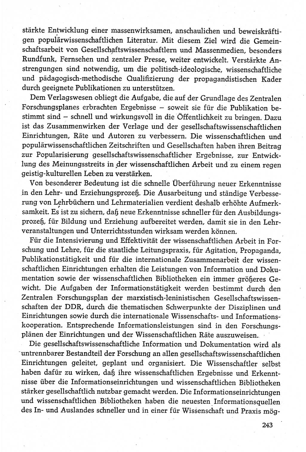 Dokumente der Sozialistischen Einheitspartei Deutschlands (SED) [Deutsche Demokratische Republik (DDR)] 1980-1981, Seite 243 (Dok. SED DDR 1980-1981, S. 243)