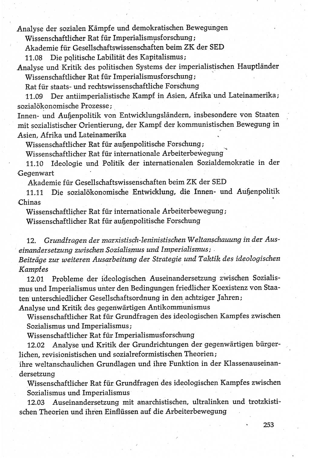 Dokumente der Sozialistischen Einheitspartei Deutschlands (SED) [Deutsche Demokratische Republik (DDR)] 1980-1981, Seite 253 (Dok. SED DDR 1980-1981, S. 253)