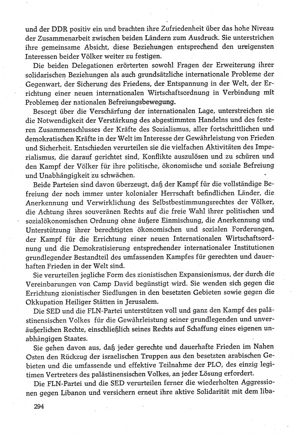 Dokumente der Sozialistischen Einheitspartei Deutschlands (SED) [Deutsche Demokratische Republik (DDR)] 1980-1981, Seite 294 (Dok. SED DDR 1980-1981, S. 294)