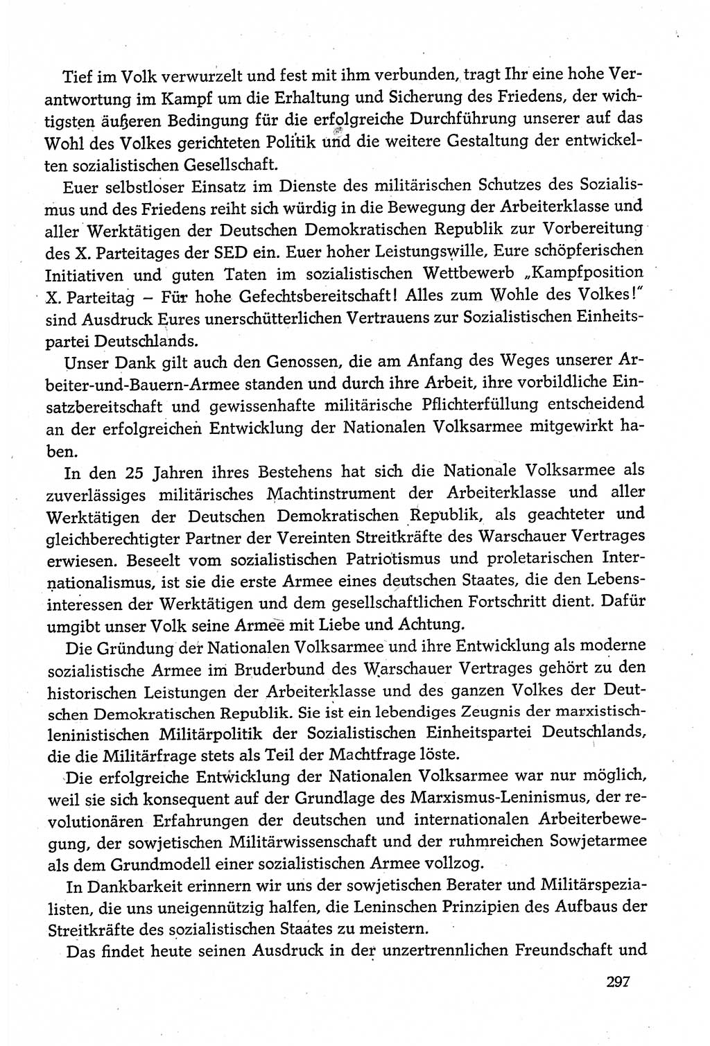 Dokumente der Sozialistischen Einheitspartei Deutschlands (SED) [Deutsche Demokratische Republik (DDR)] 1980-1981, Seite 297 (Dok. SED DDR 1980-1981, S. 297)