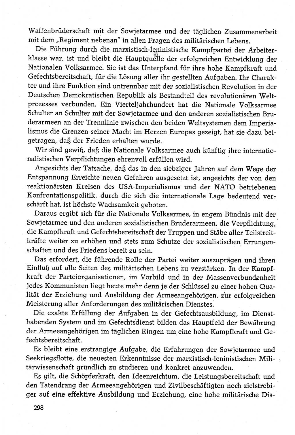 Dokumente der Sozialistischen Einheitspartei Deutschlands (SED) [Deutsche Demokratische Republik (DDR)] 1980-1981, Seite 298 (Dok. SED DDR 1980-1981, S. 298)