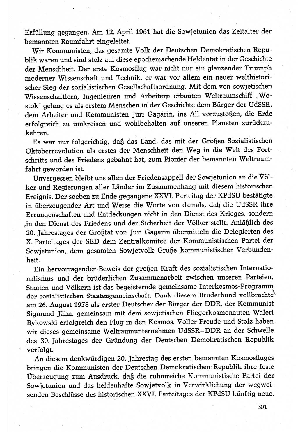 Dokumente der Sozialistischen Einheitspartei Deutschlands (SED) [Deutsche Demokratische Republik (DDR)] 1980-1981, Seite 301 (Dok. SED DDR 1980-1981, S. 301)