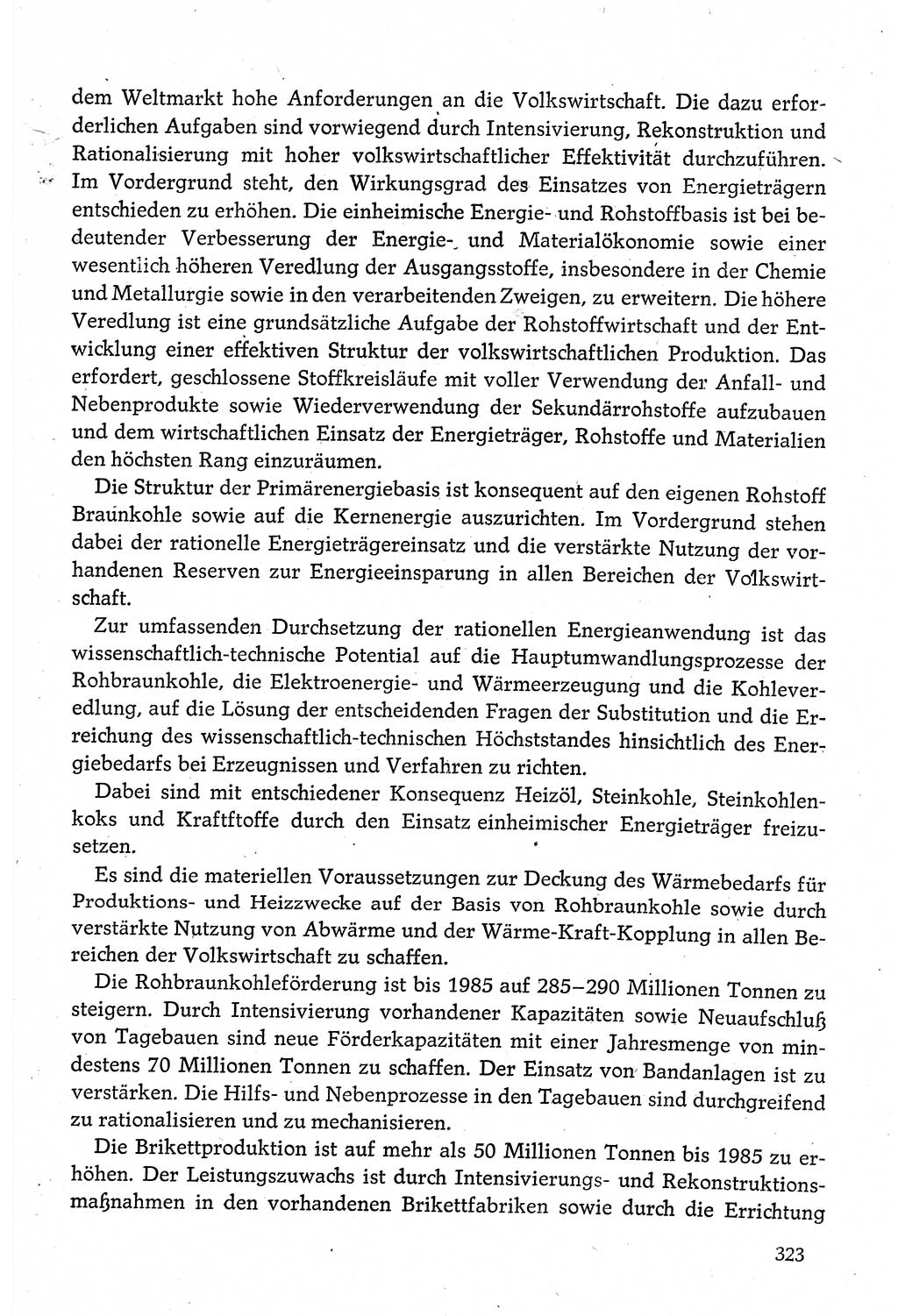Dokumente der Sozialistischen Einheitspartei Deutschlands (SED) [Deutsche Demokratische Republik (DDR)] 1980-1981, Seite 323 (Dok. SED DDR 1980-1981, S. 323)